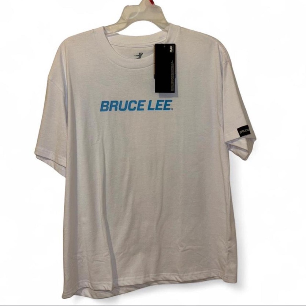 Bruce Lee white t-shirt Size L NWT #kungfu #martialarts #brucelee